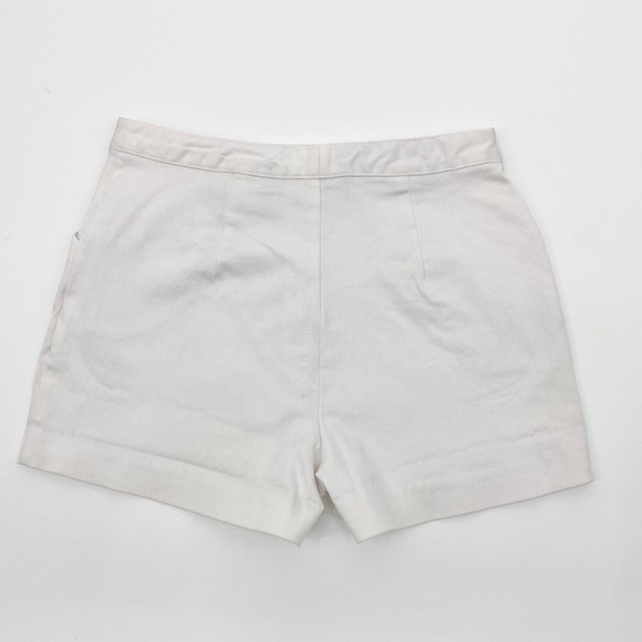 EXPRESS Stretch Chino White Preppy Short Size 3/4 - Picture 7 of 9